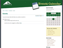 Tablet Screenshot of greenriver-events.info